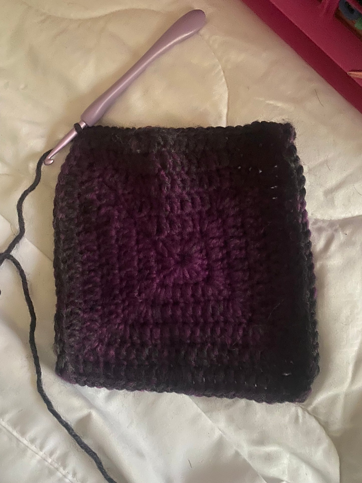 Custom crochet baby blanket