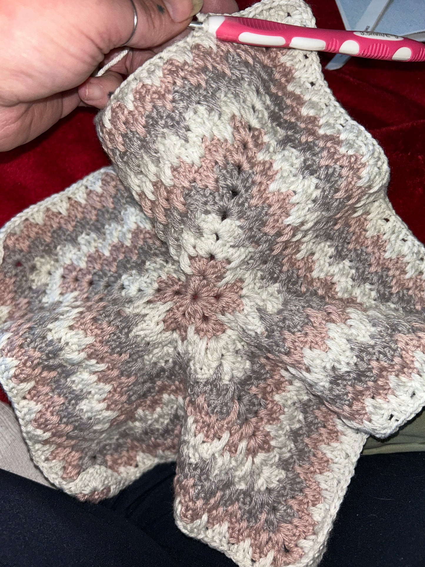 Custom crochet baby blanket