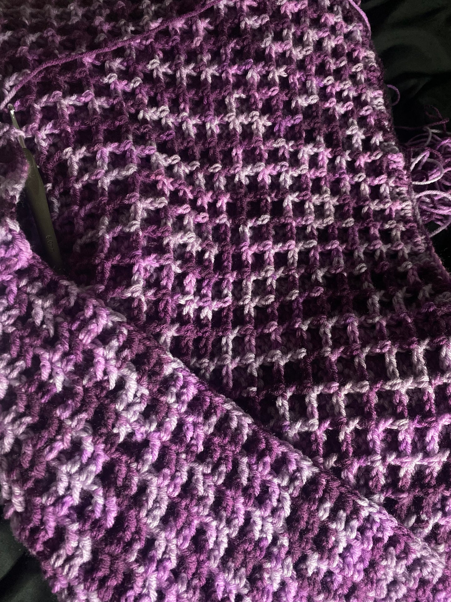 Custom crochet baby blanket